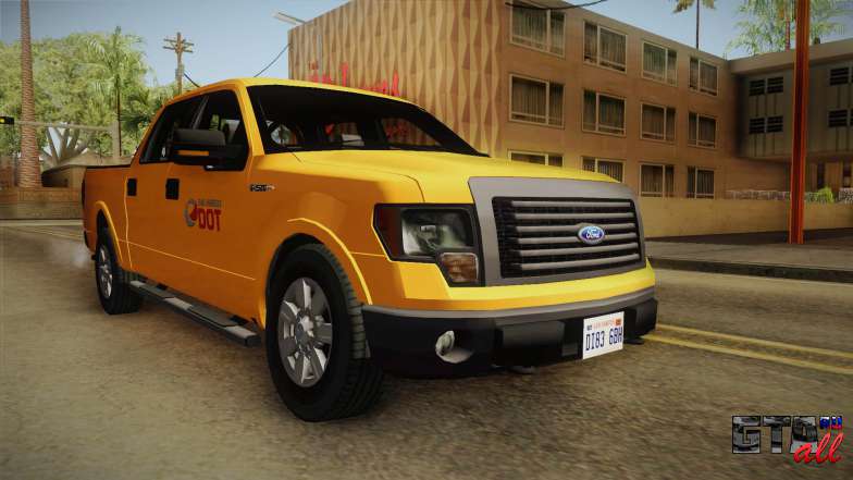 Ford F150 2010 для GTA San Andreas передняя часть