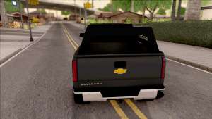 Chevrolet Silverado 2015 Off-Road для GTA San Andreas вид сзади