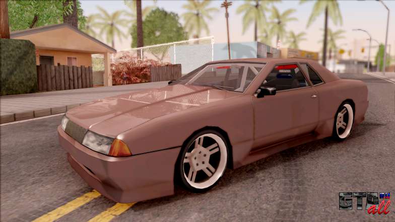 New Elegy v2 для GTA San Andreas вид спереди