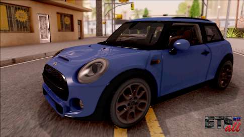 Mini Cooper S для GTA San Andreas вид спереди