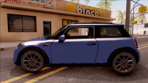 Mini Cooper S для GTA San Andreas вид сбоку