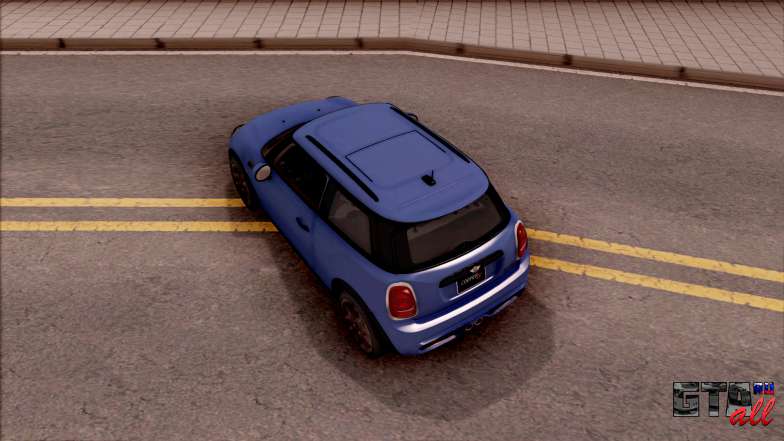 Mini Cooper S для GTA San Andreas вид сверху