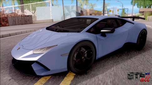 Lamborghini Huracan Performante для GTA San Andreas вид спереди