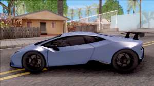 Lamborghini Huracan Performante для GTA San Andreas вид сбоку