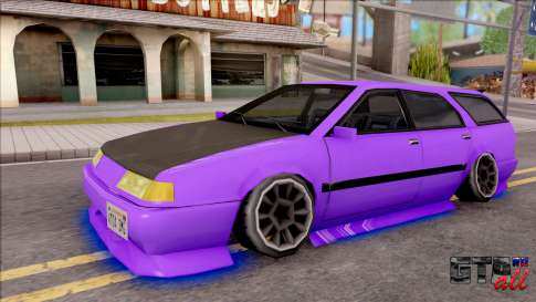 Stratum Stanced With Neon для GTA San Andreas вид спереди