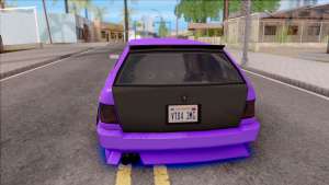 Stratum Stanced With Neon для GTA San Andreas вид сзади