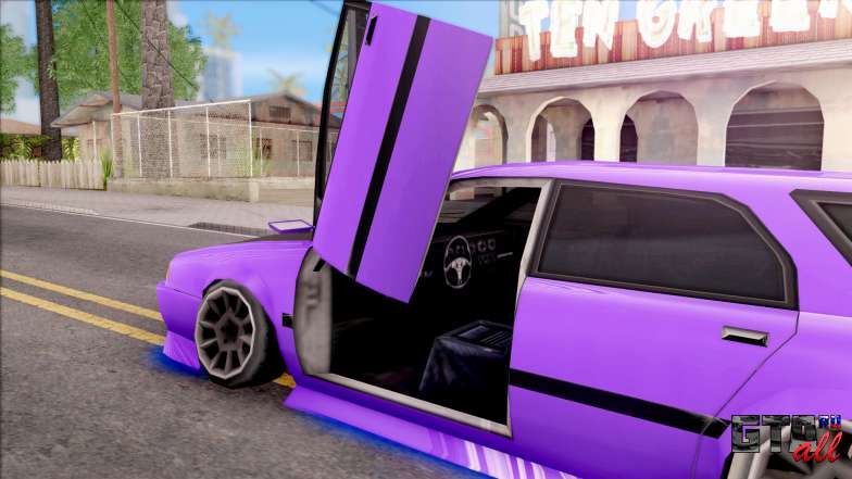 Stratum Stanced With Neon для GTA San Andreas салон