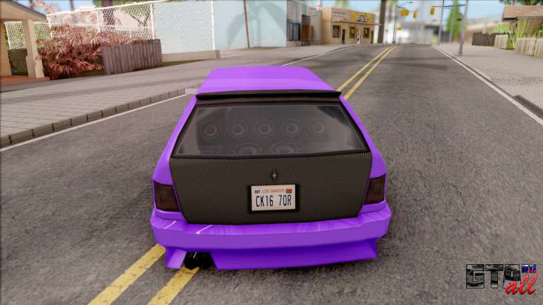 Stratum Stanced для GTA San Andreas вид сзади