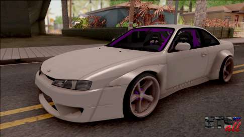 Nissan 200SX Drift Rocket Bunny для GTA San Andreas вид спереди