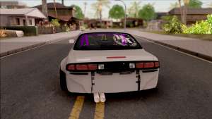 Nissan 200SX Drift Rocket Bunny для GTA San Andreas вид сзади