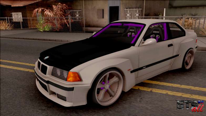 BMW M3 E36 Drift Rocket Bunny v4 для GTA San Andreas вид спереди