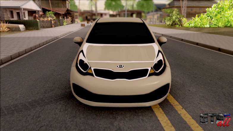 Kia Rio 2012 для GTA San Andreas передняя часть