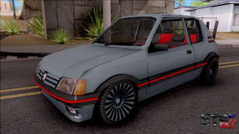 Peugeot 205 GTI для GTA San Andreas вид спереди