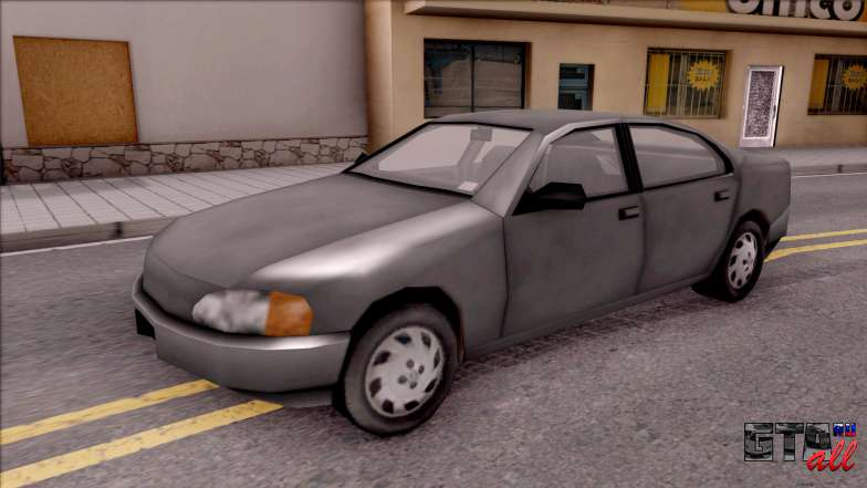 Kuruma from GTA 3 для GTA San Andreas вид спереди