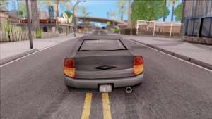 Kuruma from GTA 3 для GTA San Andreas вид сзади