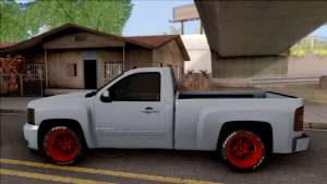 Chevrolet Silverado Single Cab для GTA San Andreas вид сбоку