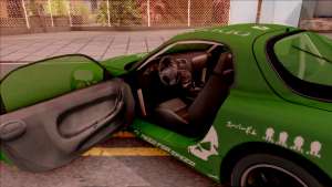 Mazda RX-7 NFS Undercover Vinyl для GTA San Andreas салон