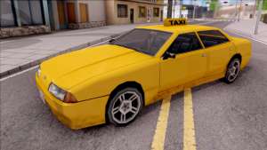 Elegy Taxi Stock для GTA San Andreas вид спереди