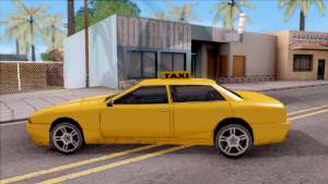 Elegy Taxi Stock для GTA San Andreas вид сбоку