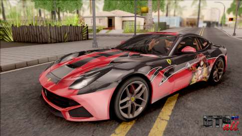 Ferrari F12 Berlinetta Kurumi Itasha Rezurrecti для GTA San Andreas вид спереди