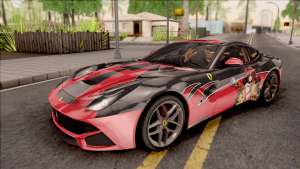 Ferrari F12 Berlinetta Kurumi Itasha Rezurrecti для GTA San Andreas вид спереди