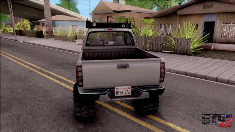 Chevrolet Colorado 2003 Off-Road для GTA San Andreas вид сзади