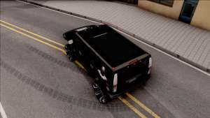 Hummer H2 Batman Edition для GTA San Andreas вид сверху