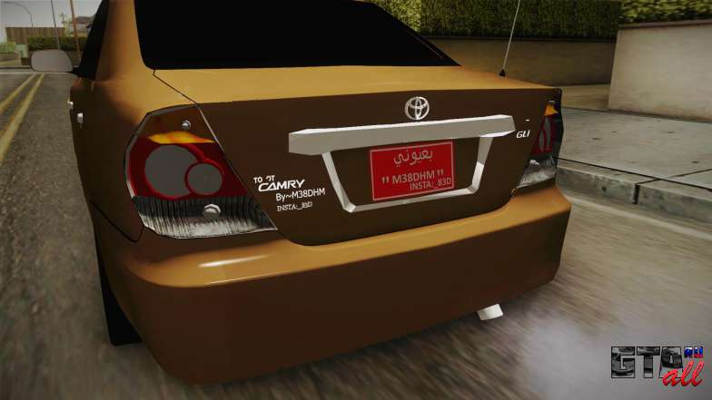 Toyota Camry 2006 для GTA San Andreas фонари