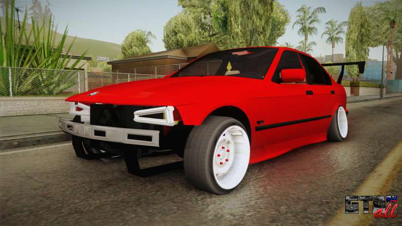 BMW E36 Sedan для GTA San Andreas вид спереди