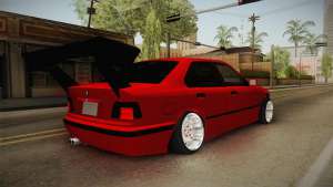 BMW E36 Sedan для GTA San Andreas задняя часть