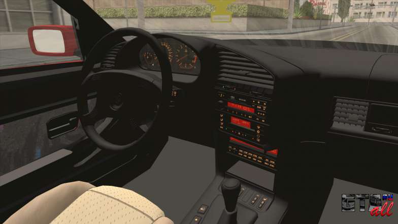 BMW E36 Sedan для GTA San Andreas салон