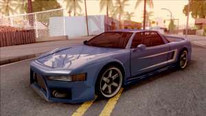 BlueRay Dodge Infernus для GTA San Andreas вид спереди