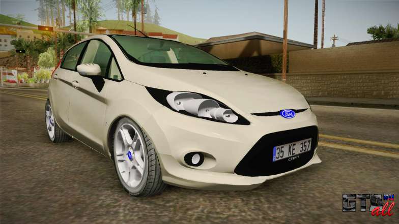 Ford Fiesta 1.4 TDCI для GTA San Andreas вид спереди