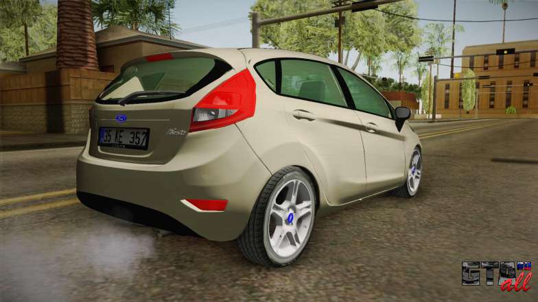 Ford Fiesta 1.4 TDCI для GTA San Andreas вид сзади