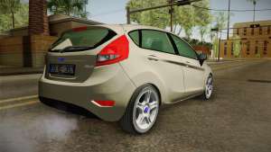 Ford Fiesta 1.4 TDCI для GTA San Andreas вид сзади