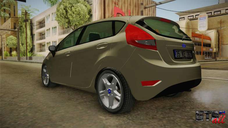 Ford Fiesta 1.4 TDCI для GTA San Andreas задняя часть