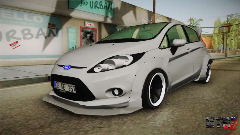 Ford Fiesta Rocket Bunny для GTA San Andreas вид спереди