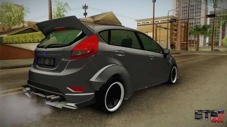 Ford Fiesta Rocket Bunny для GTA San Andreas задняя часть