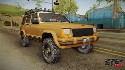 Jeep Cherokee 1984 для GTA San Andreas вид спереди