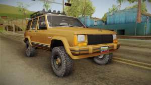 Jeep Cherokee 1984 для GTA San Andreas вид спереди