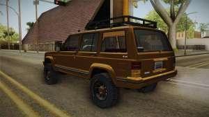 Jeep Cherokee 1984 для GTA San Andreas задняя часть