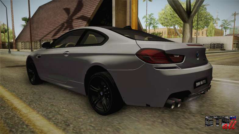 BMW M6 Coupe (F13) для GTA San Andreas задняя часть