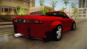 Nissan 200SX Cabrio Tuned для GTA San Andreas задняя часть