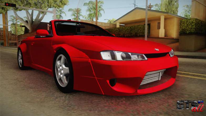 Nissan 200SX Cabrio Tuned для GTA San Andreas передняя часть