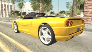 Ferrari F355 Spider для GTA San Andreas вид сзади