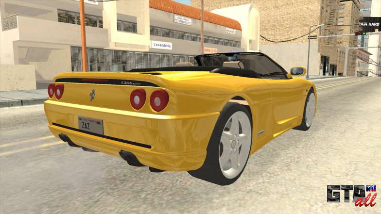 Ferrari F355 Spider для GTA San Andreas задняя часть