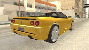 Ferrari F355 Spider для GTA San Andreas задняя часть