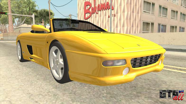 Ferrari F355 Spider для GTA San Andreas передняя часть