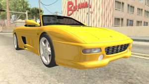 Ferrari F355 Spider для GTA San Andreas передняя часть