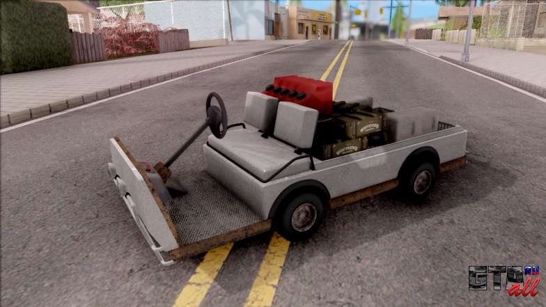 Caddy from GTA 5 DLC GunRunning для GTA San Andreas вид спереди